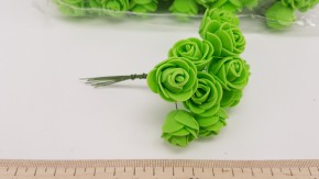 Цветок Шпилька CB19 зеленые из фоамирана
