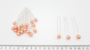 Шпилька жемчуг цветная купить оптом