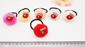 Резинка для волос цветная новогодняя купить оптом