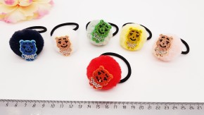 Резинка для волос цветная новогодняя купить оптом