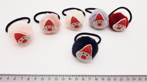 Резинка для волос цветная новогодняя купить оптом