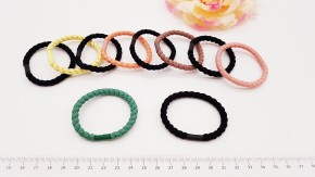 Резинки для волос цветные в коробке для стильных причесок