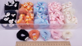 Резинки для волос с ворсом купить оптом и резинки меховые для волос купить оптом по низкой цене с быстрой доставкой