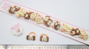 Резинки для волос  купить оптом по низкой цене с доставкой по России и СНГ. Модные банты для девочек бант на резинке для танцев купить оптом. Бантик с украшением на резинке купить оптом