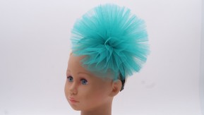 Ободок для волос с украшением цветной оптом