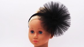 Ободок для волос с украшением цветной оптом