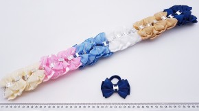 Банты для волос купить оптом на резинке с украшением, большой выбор.