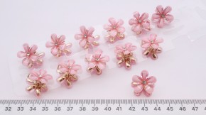 Крабики для волос кремовые цветок оптом. Красивые крабы в виде цветка большой выбор на сайте. Быстрая доставка по всей России