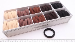 Резинки для волос коричневые оптом