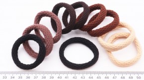 Резинки для волос коричневые оптом