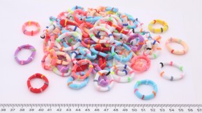 Маленькие резинки для волос с полосками оптом