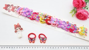 Резинки для волос  купить оптом по низкой цене с доставкой по России и СНГ. Модные банты для девочек бант на резинке для танцев купить оптом. Бантик с украшением на резинке купить оптом