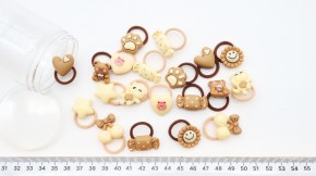 Резинки для волос  купить оптом по низкой цене с доставкой по России и СНГ. Модные банты для девочек бант на резинке для танцев купить оптом. Бантик с украшением на резинке купить оптом