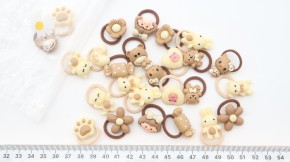 Резинки для волос  купить оптом по низкой цене с доставкой по России и СНГ. Модные банты для девочек бант на резинке для танцев купить оптом. Бантик с украшением на резинке купить оптом