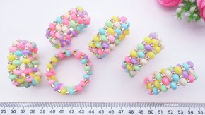 Браслеты на руку серебро 3 ряда страз купить оптом по низкой цене с быстрой доставкой