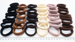 Резинки для волос купить оптом по низкой цене с доставкой во все регионы. Тугие коричневые резиночки для волос прекрасно подойдут для детей