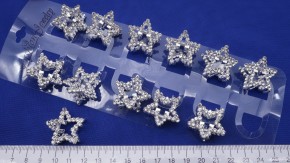 Крабики для волос со стразами звезды купить оптом с быстрой доставкой