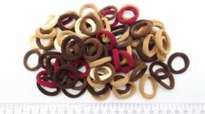 Маленькие резинки для волос с полосками оптом