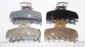 Крабы для волос с блеском купить оптом с быстрой доставкой