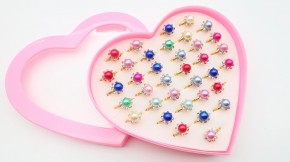 Колечки на палец со стразами оптом. Набор колец для юных дам очень большой выбор. Красивая бижутерия по привлекательной цене