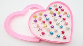 Колечки на палец со стразами оптом. Набор колец для юных дам очень большой выбор. Красивая бижутерия по привлекательной цене