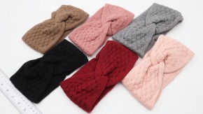 Повязка наголову с шерстью оптом.