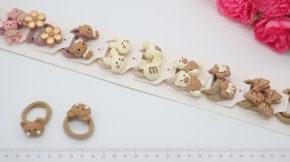 Резинки для волос цветные оптом