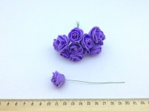 Цветок для волос CB19 Фиолет из фоамирана
