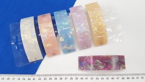 Заколка-автомат для волос купить оптом. Автомат-пластиковый перламутр, купить по низкой цене с быстрой доставкой  по России и СНГ