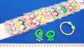 Наборы новогодние резинки + браслет купить оптом с доставкой по России и СНГ