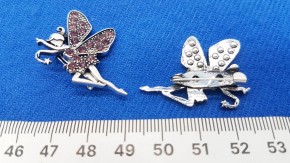 Брошь с украшением купить оптом по низкой цене с быстрой доставкой по России и СНГ