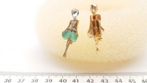 Брошь балерина стразы купить по низкой цене с быстрой доставкой  по России и СНГ