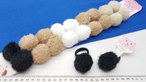 Резинки для волос меховые купить оптом с доставкой во все регионы России и СНГ