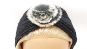 Повязка на голову черная оптом с доставкой по России и СНГ