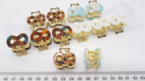 Крабы для волос металлические купить оптом. Маленькие крабы хорошего качества по низкой цене с быстрой доставкой по России и СНГ