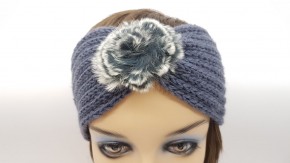 Повязка для головы серая купить оптом