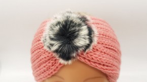 Повязка для головы розовая купить оптом 