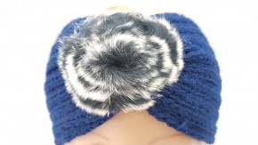 Повязка для головы синяя купить оптом с доставкой по России