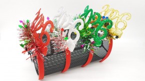 Новогодний ободок c цифрами 2026 купить оптом по низкой цене с доставкой по России и СНГ