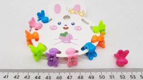 Крабы для волос детские пластиковый цветные оптом