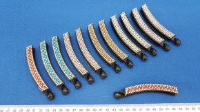 Заколка-банан для волос купить по низкой цене, быстрый сбор заказа и доставка. Светлые заколки подойдут для лета. 